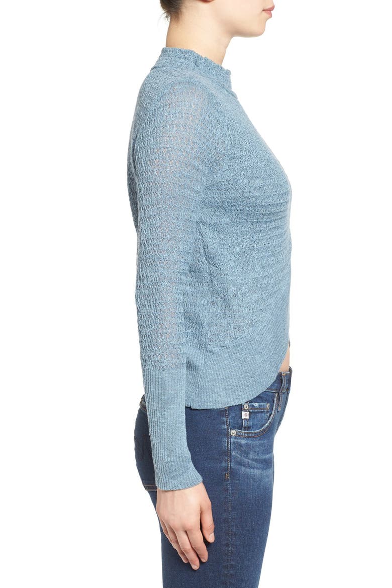 Crossover Sweater, Alternate, color, BLUE