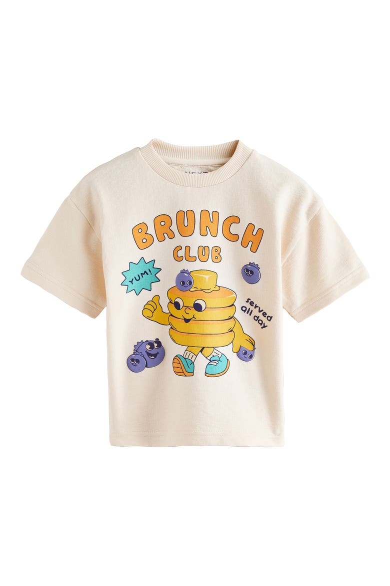 Kids' Brunch Club Pancake Graphic T-Shirt, Main, color, CREAM