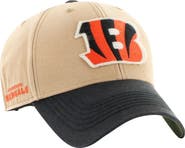 '47 Men's '47 Khaki/Black Cincinnati Bengals Dusted Sedgwick MVP Adjustable Hat