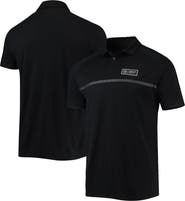 LEVELWEAR Men's Levelwear Black Chicago Cubs Sector Raglan Polo