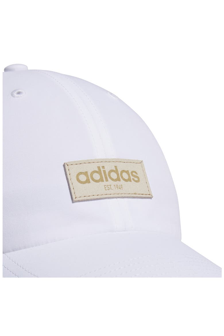 Relaxed Court Baseball Cap, Alternate, color, WHITE/ HEMP BEIGE
