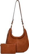 OLD TREND Hydrangea Genuine Leather Suede Heritage Shoulder Bag