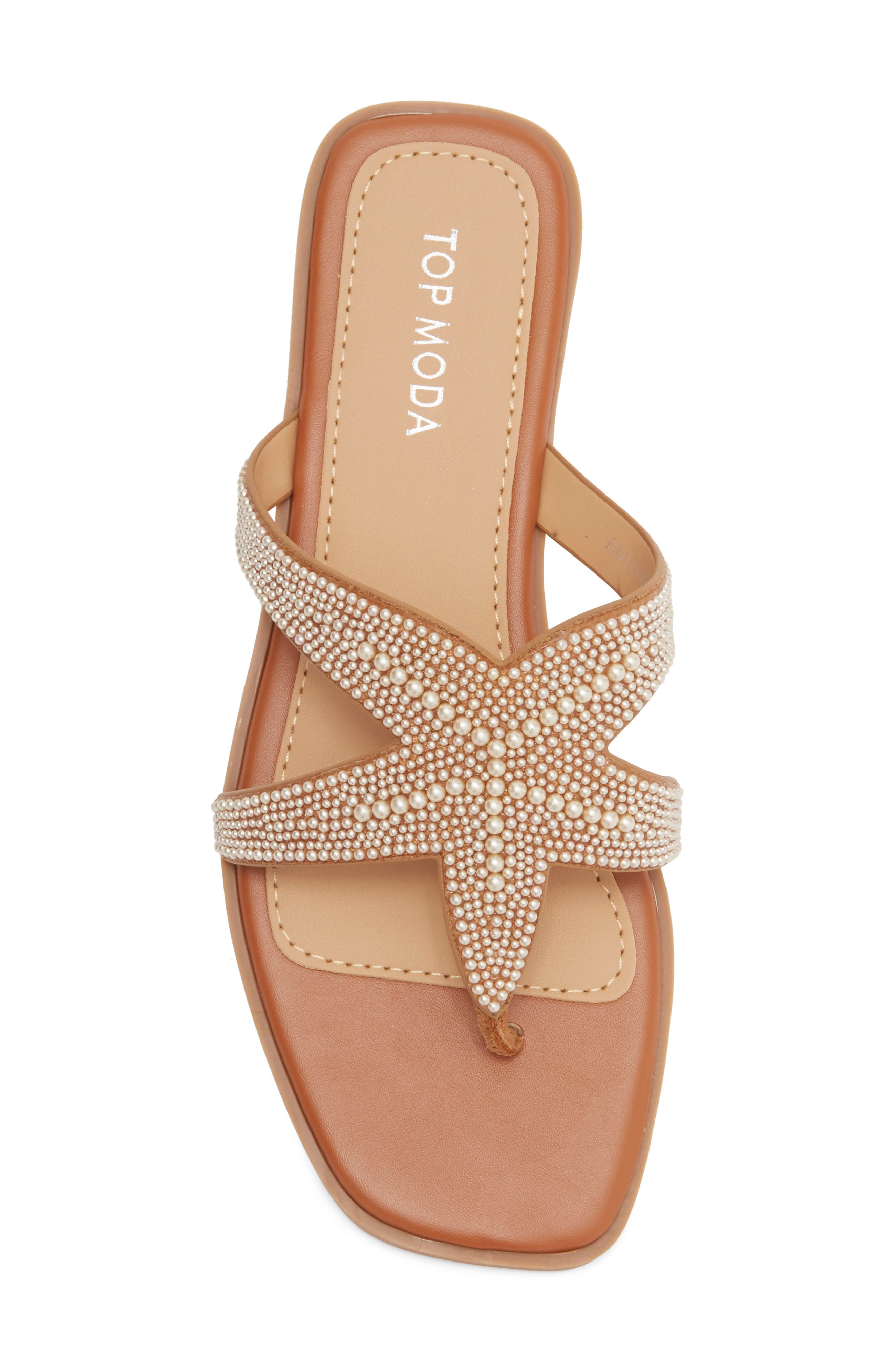 TOP MODA Autumn Sandal, Alternate, color, Tan Pu