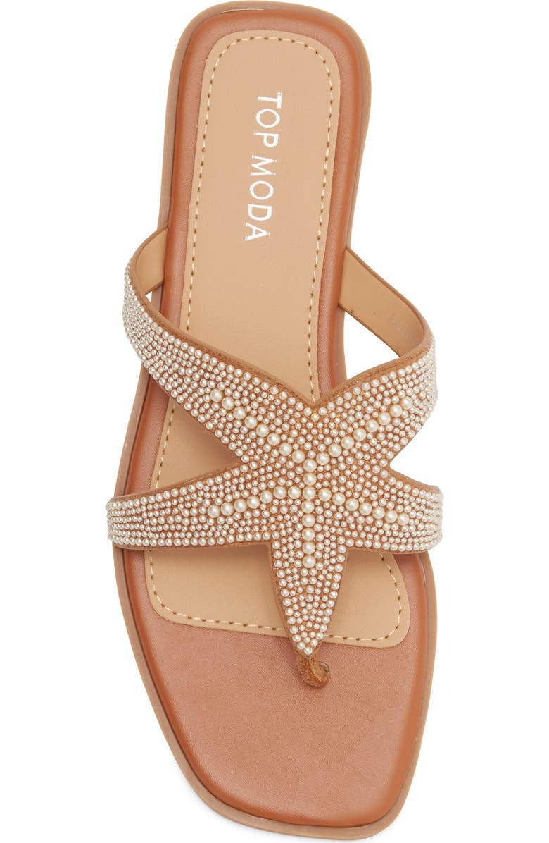 TOP MODA Autumn Sandal, Alternate, color, Tan Pu