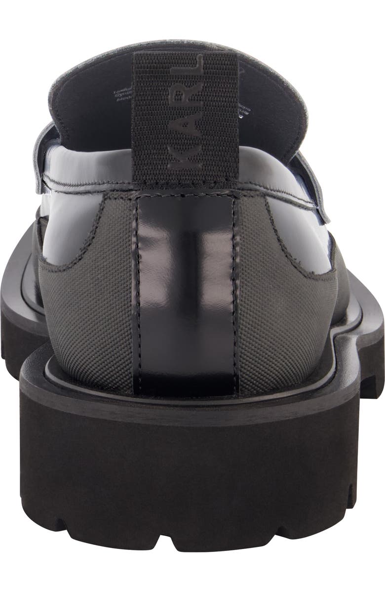 KARL LAGERFELD PARIS White Label Lug Sole Penny Loafer, Alternate, color,