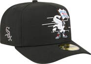 New Era Men's New Era Black Chicago White Sox Cartoon A-Frame 59FIFTY Fitted Hat