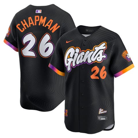Men's Nike Matt Chapman Anthracite San Francisco Giants 2025 City Connect Limited Jersey