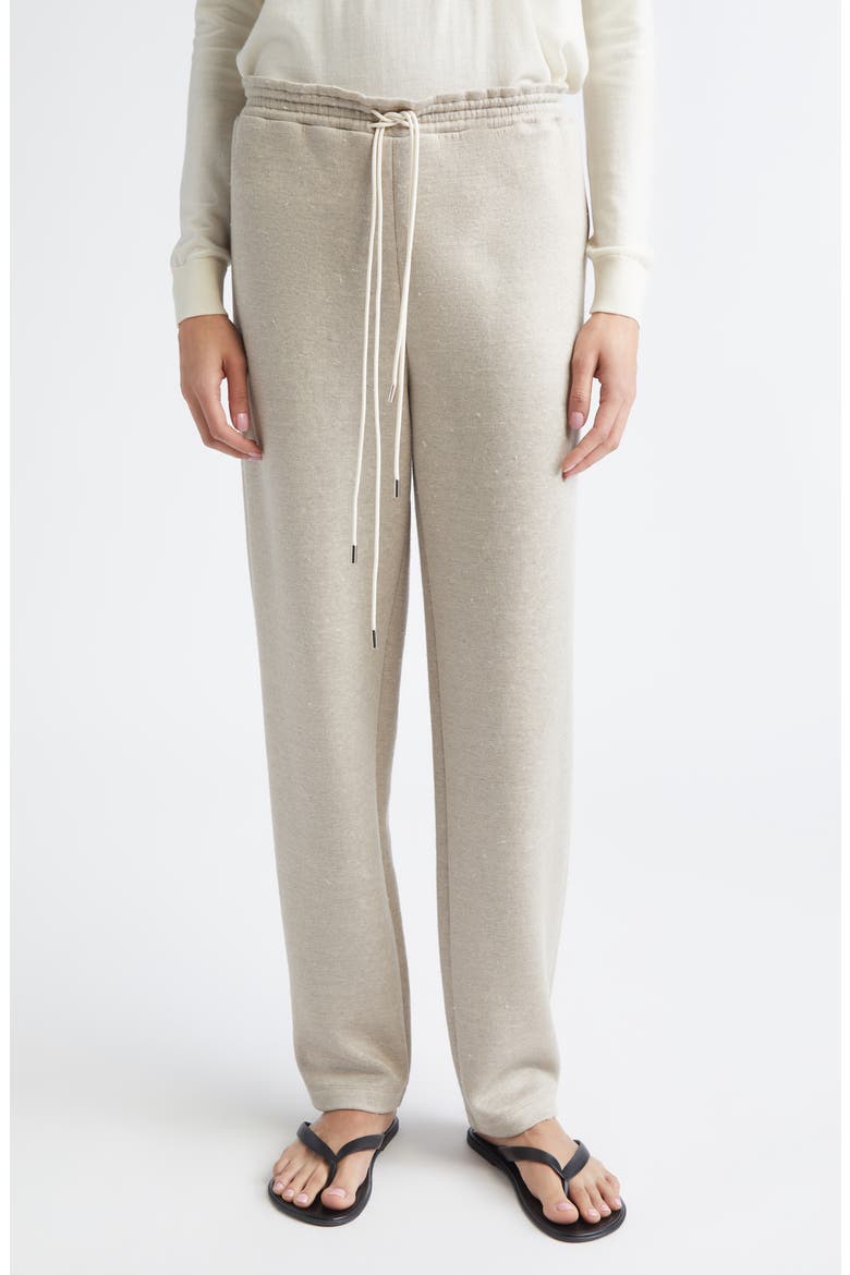 Mott Linen Blend Drawstring Pants, Main, color, OAT