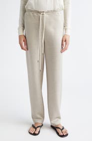 PARTOW Mott Linen Blend Drawstring Pants