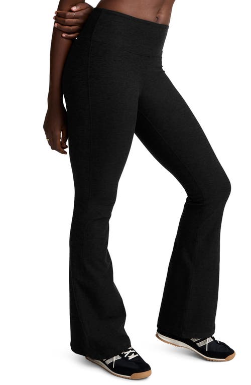 Beyond Yoga Space Dye High Waist Bootcut Leggings In Black