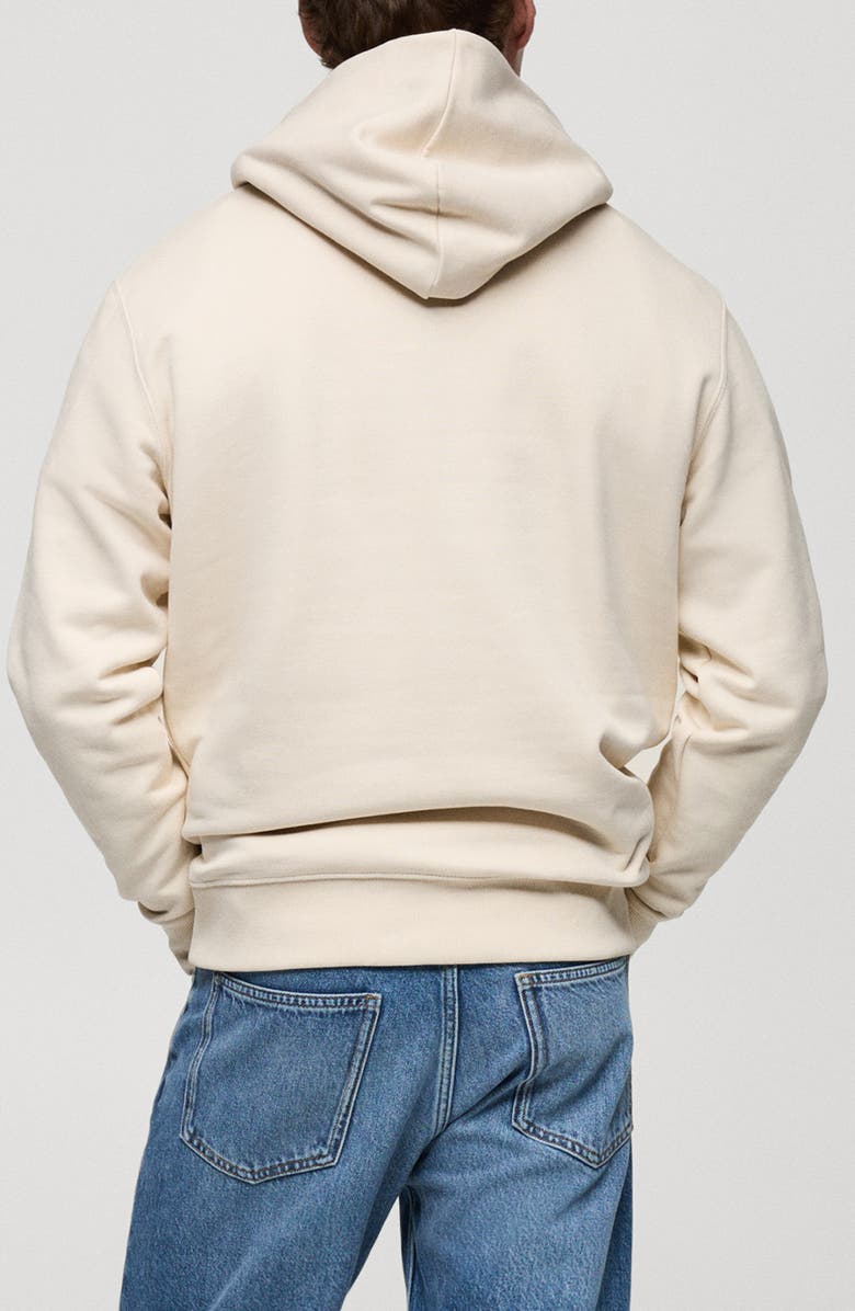 MANGO Regular Fit Cotton Blend Hoodie, Alternate, color, 