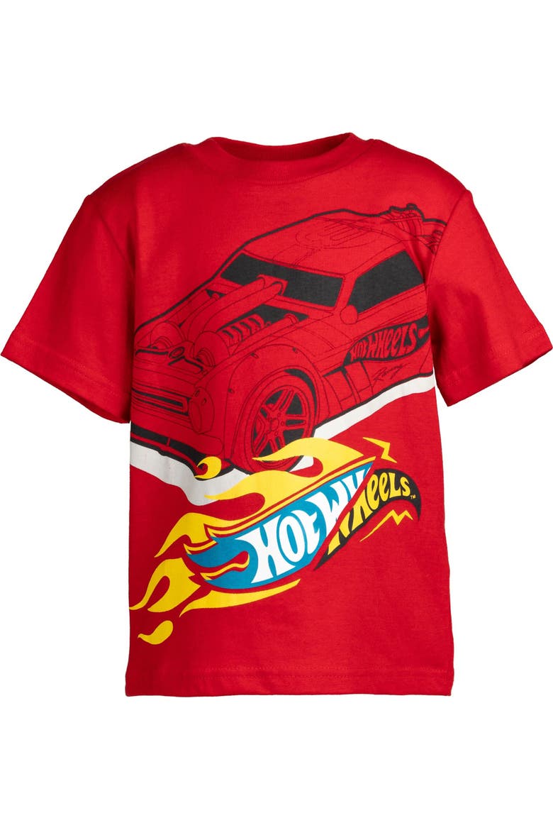 3-Pack Short Sleeve Tees, Alternate, color, Red Grey Black