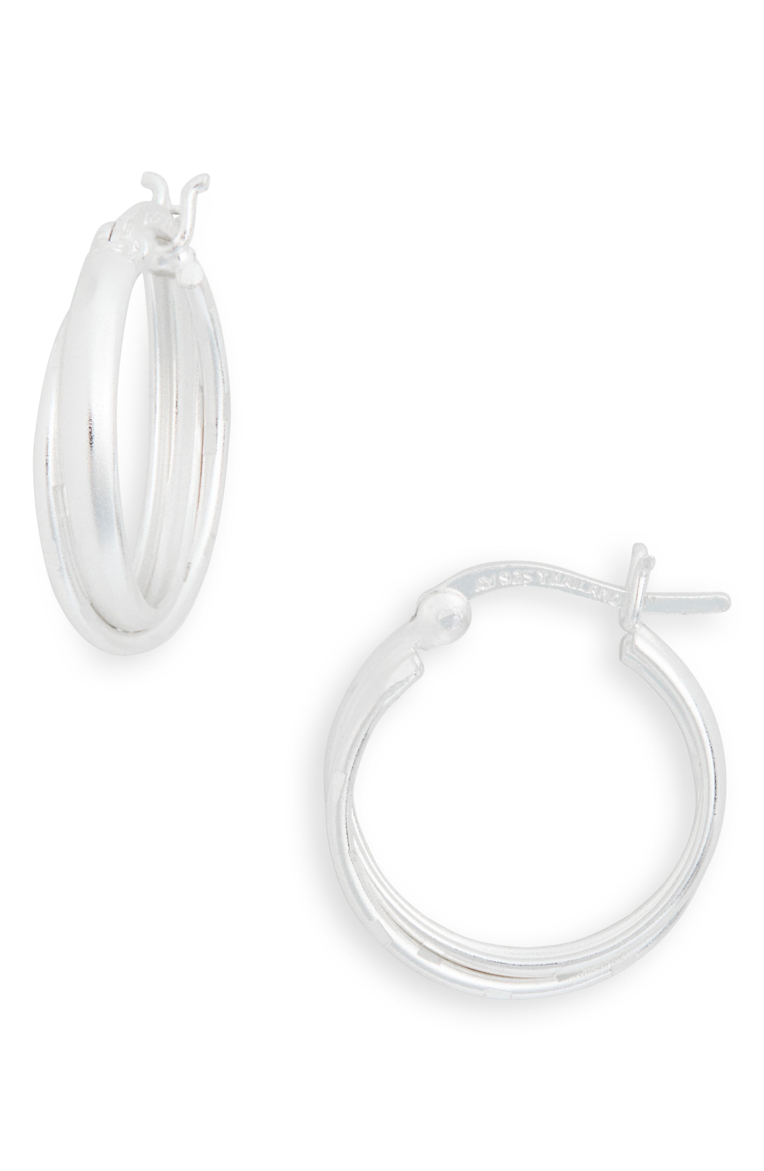 ARGENTO VIVO Sterling Silver Double Hoop Earrings