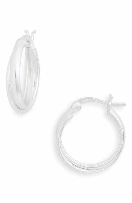 ARGENTO VIVO Sterling Silver Double Hoop Earrings
