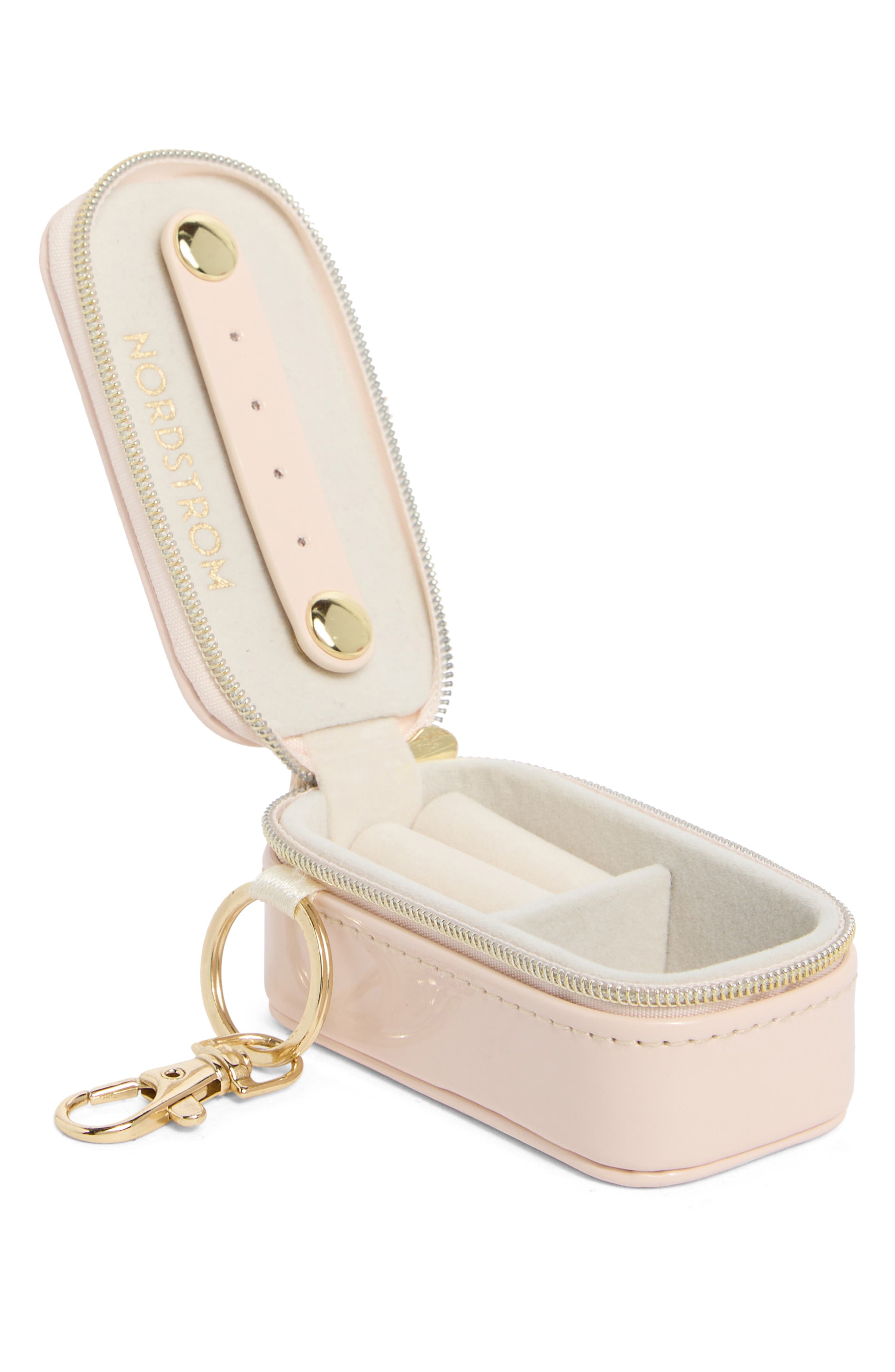 Mini Travel Jewelry Case Key Chain