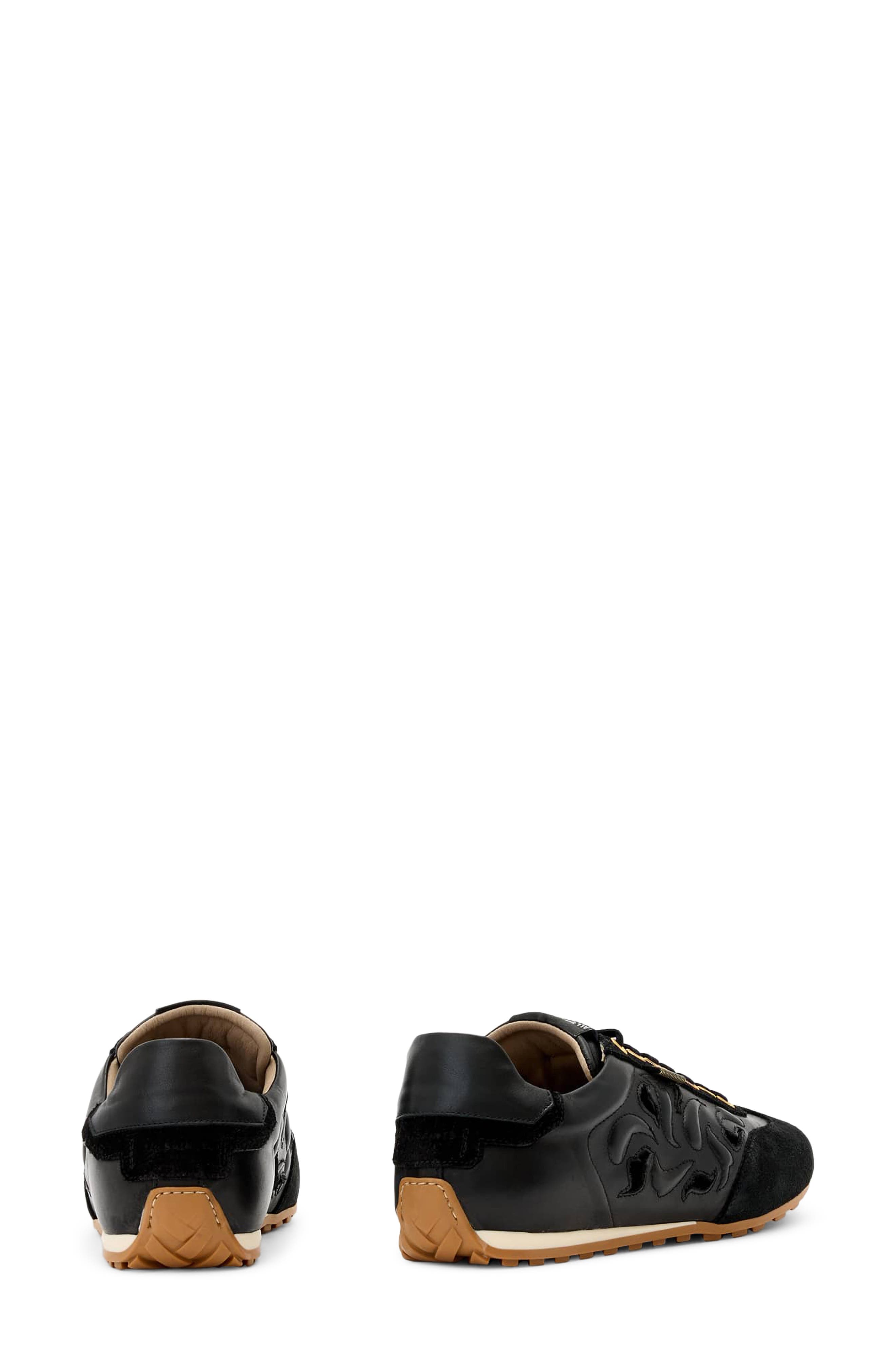 AllSaints Liam Western Sneaker, Alternate, color, Black