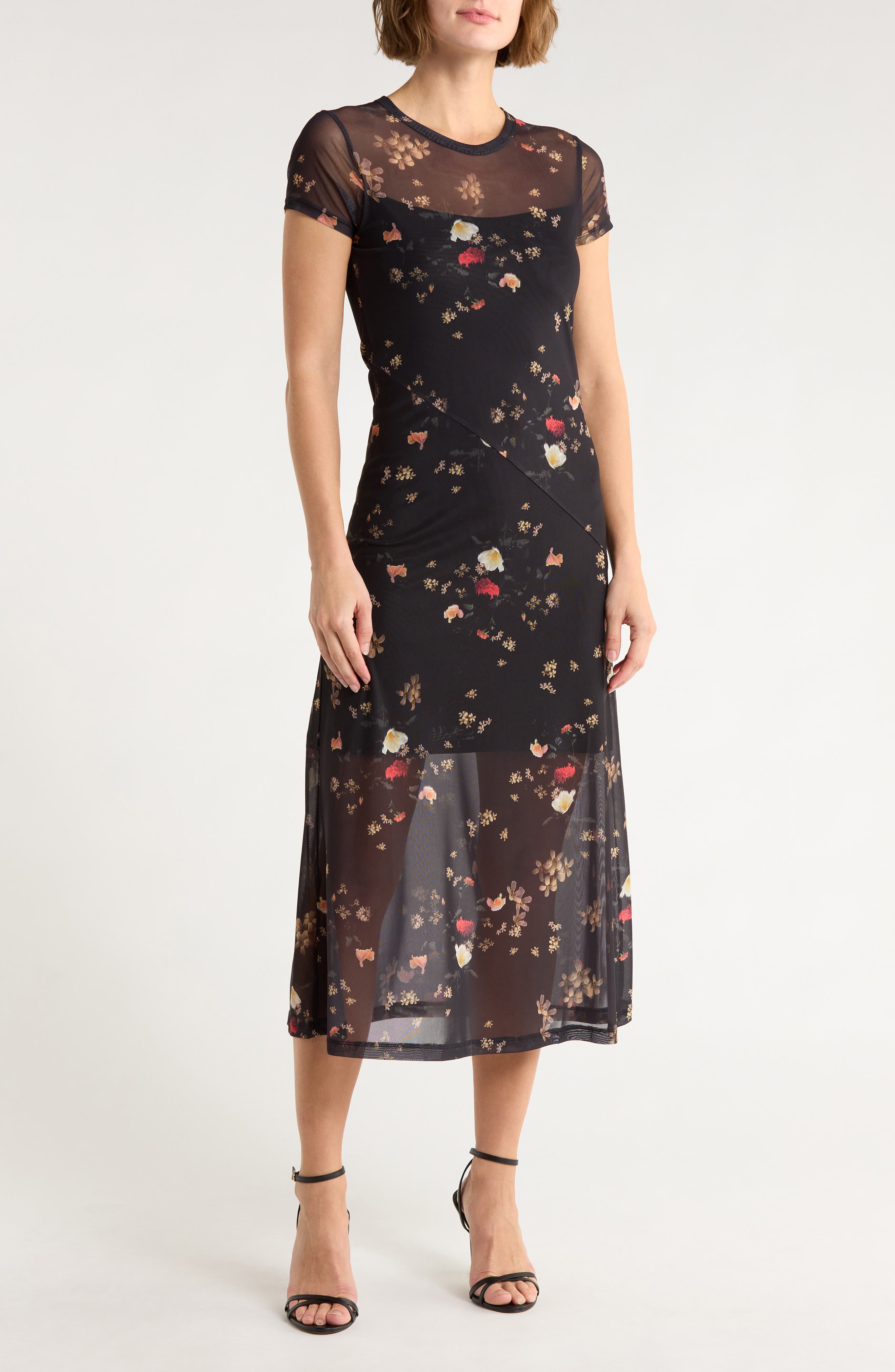 AllSaints Hanna Mesh Dress