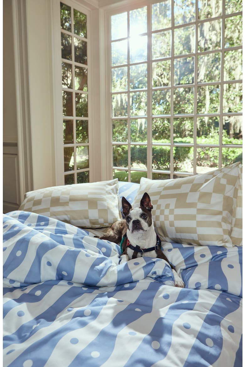 Check Duvet Cover & Sham Set, Alternate, color, BEIGE