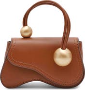 Cult Gaia Kazia Nano Leather Crossbody Bag