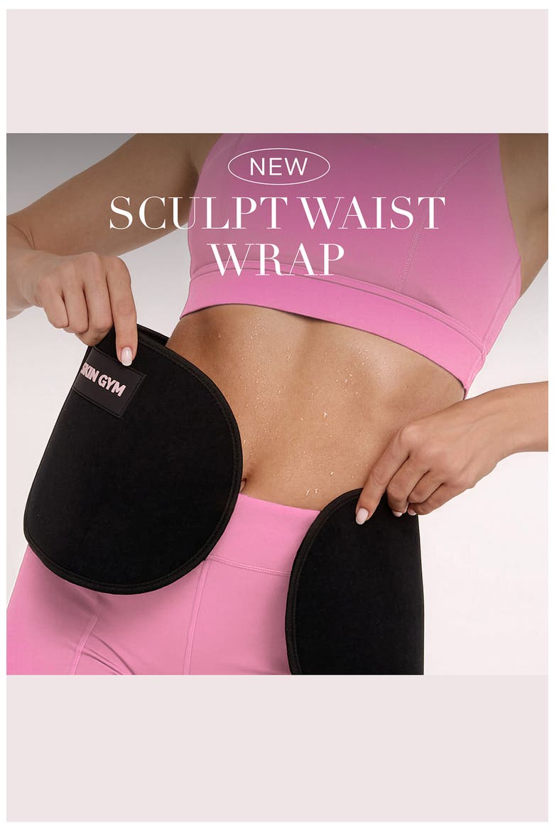 Sculpt Waist Wrap, Alternate, color, BLACK