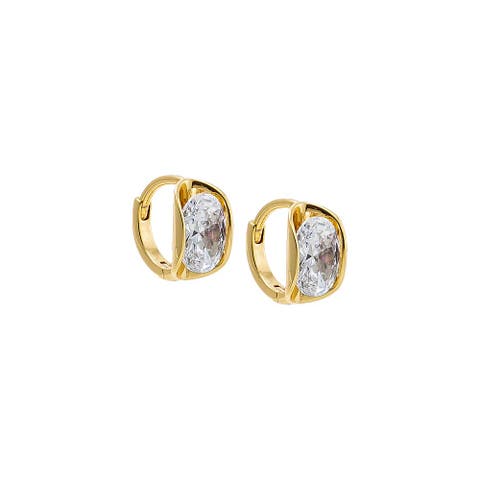 Molten Crystal Clip Style Earring