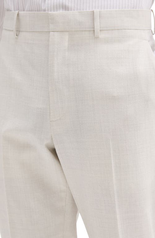 Theory Mayer Melange Solid Soft Tailoring Suit Pants In Fog