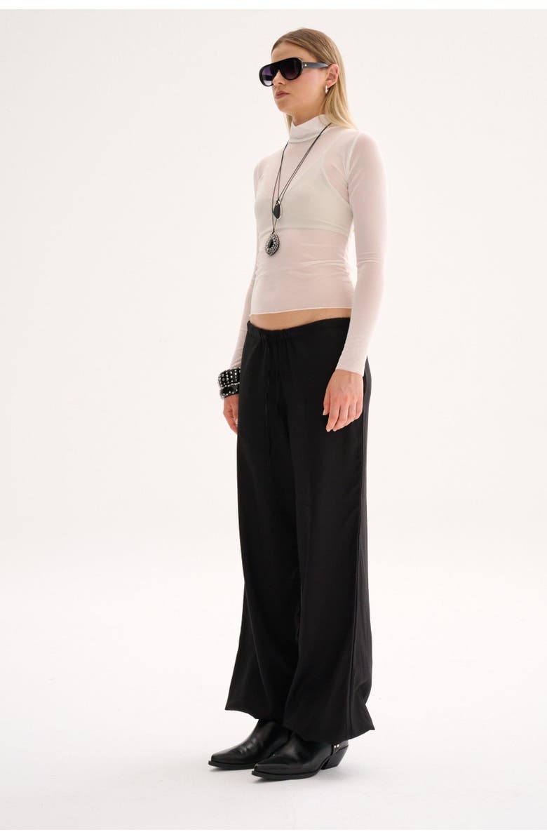 Nelblu Swimwear Chloe Pants, Alternate, color, Negro