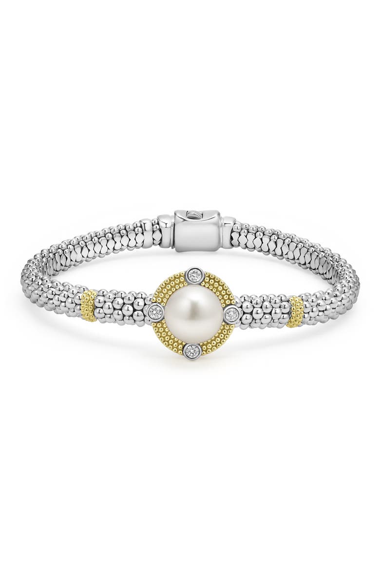 Luna Freshwater Pearl & Diamond Lux Rope Bracelet video