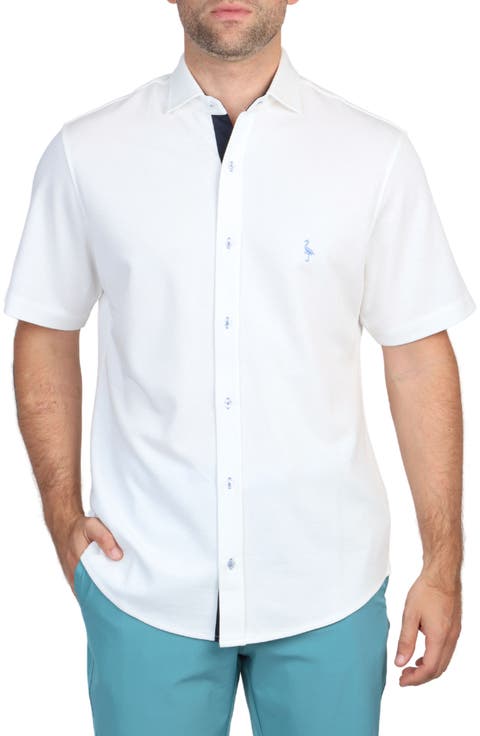 Solid Modal Blend Short Sleeve Shirt