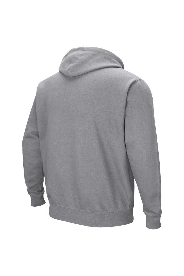 Men's Colosseum Gray Campbell Fighting Camels Isle Pullover Hoodie, Alternate, color, Gray