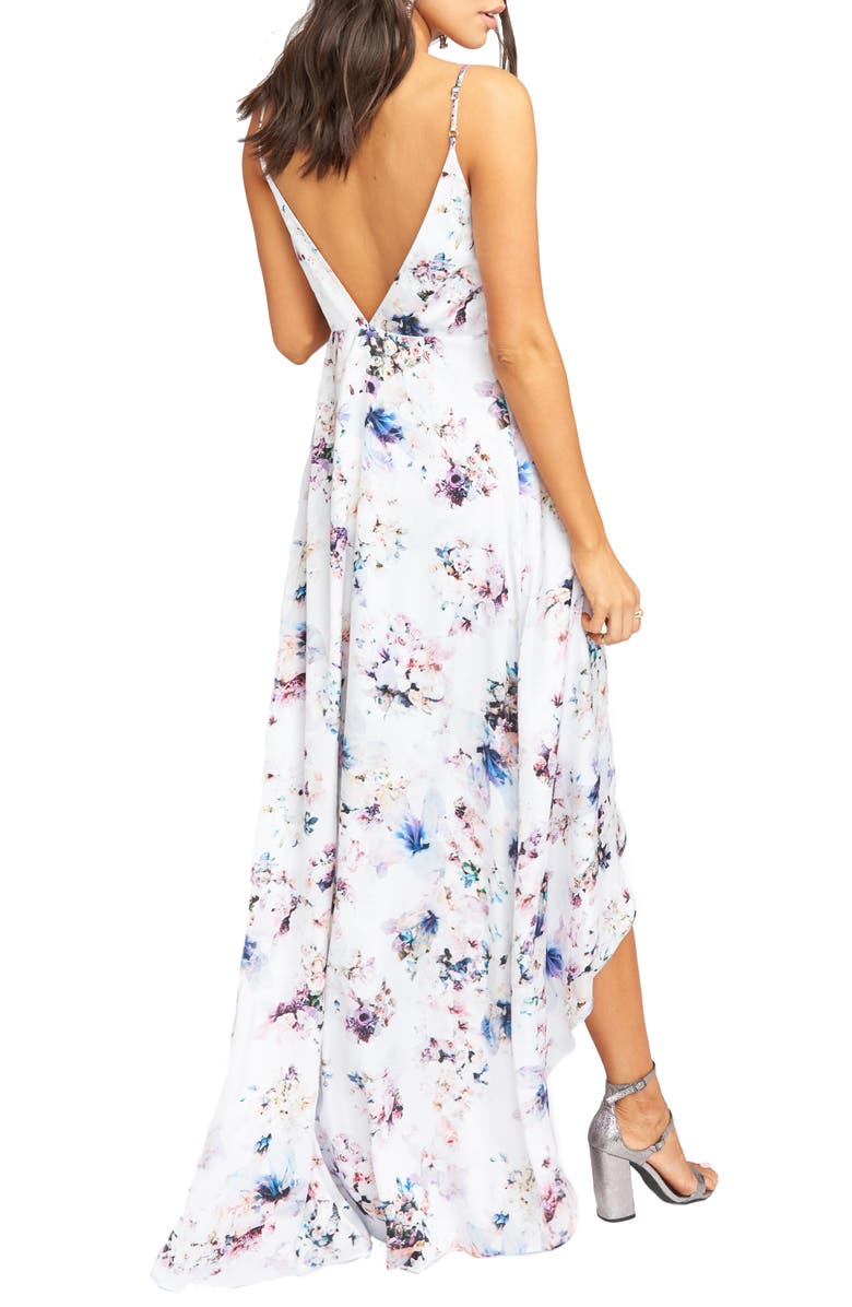 Show Me Your Mumu Mariah Wrap Gown, Alternate, color, 