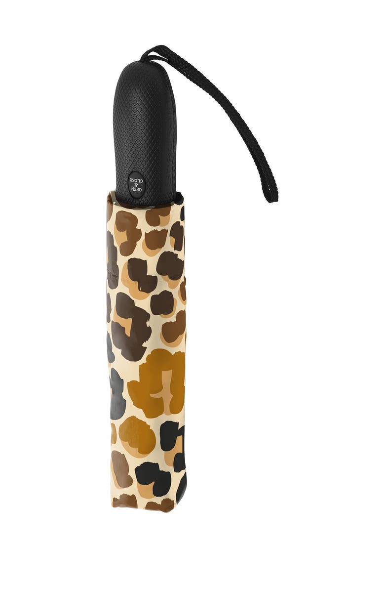 ShedRain Windjammer Auto Open & Close Umbrella, Alternate, color, Nord Kavita Tan