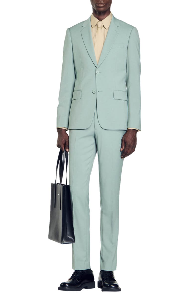 SANDRO Formal Virgin Wool Sport Coat, Alternate, color, 