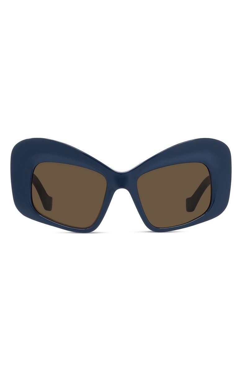 Loewe Anagram Butterfly Sunglasses, Main, color, 