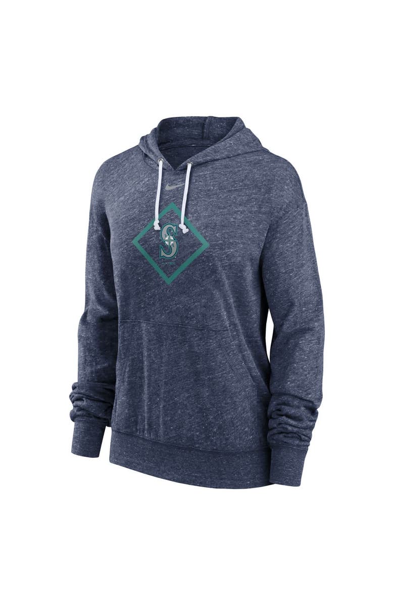 Nike Women's Nike Navy Seattle Mariners Diamond Icon Gym Vintage Lightweight Hooded Top, Alternate, color,