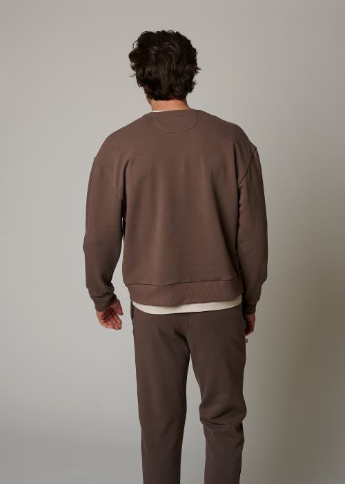 Leisure Lab Zen Crewneck In Cacao