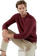 Robert Talbott Kelly Long Sleeve Cotton Crepe Tee