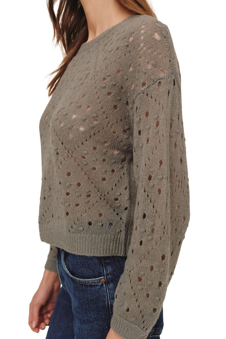 Balloon Sleeve Sweater, Alternate, color, SHADOW MOSS