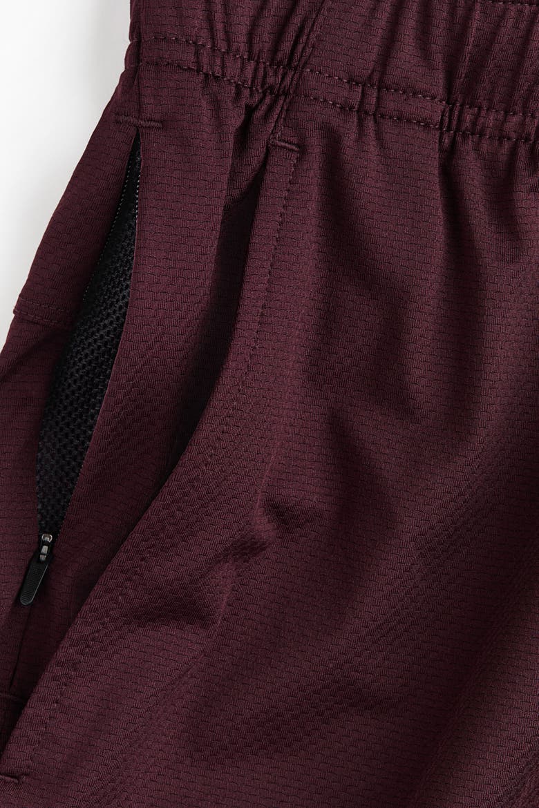 Sports Shorts With Drymove, Alternate, color, Dark plum