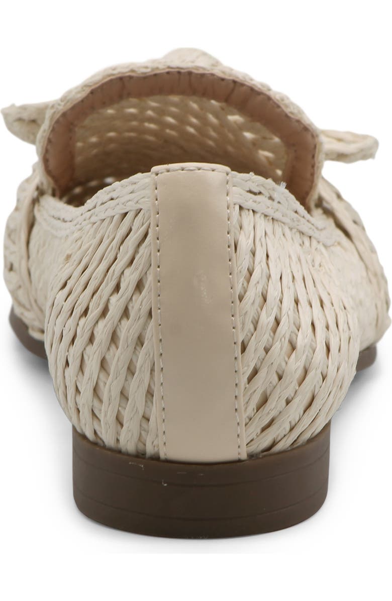Charles David Finite Raffia Loafer, Alternate, color, Ivory