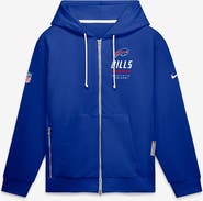 Nike Men's Nike Royal Buffalo Bills Sideline Standard Issue Quarterback Scramble Dri-FIT Full-Zip Hoodie