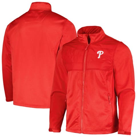 Men's Dunbrooke  Heather Red Philadelphia Phillies Explorer Full-Zip Jacket