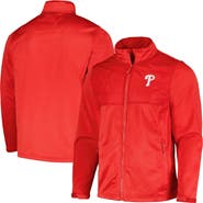 DUNBROOKE Men's Dunbrooke Heather Red Philadelphia Phillies Explorer Full-Zip Jacket