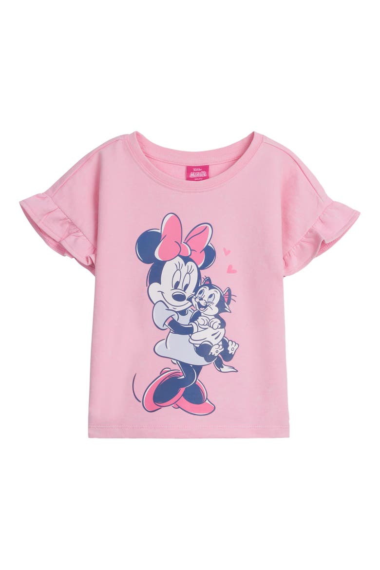 Minnie Mouse 2-Piece T-Shirt and Shorts Set, Alternate, color, Optic Pink Minnie