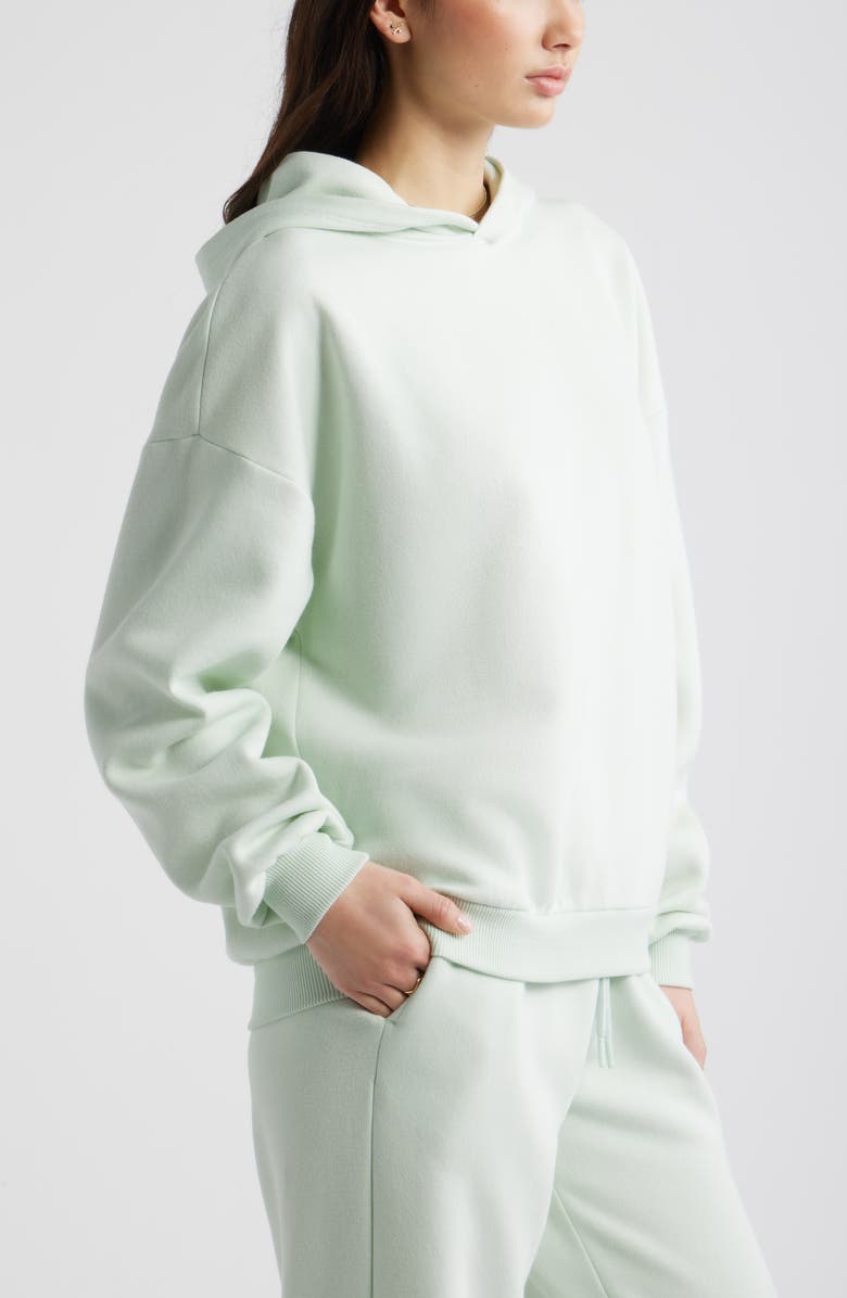 BP. Relaxed Fleece Hoodie, Alternate, color, Green Cloud