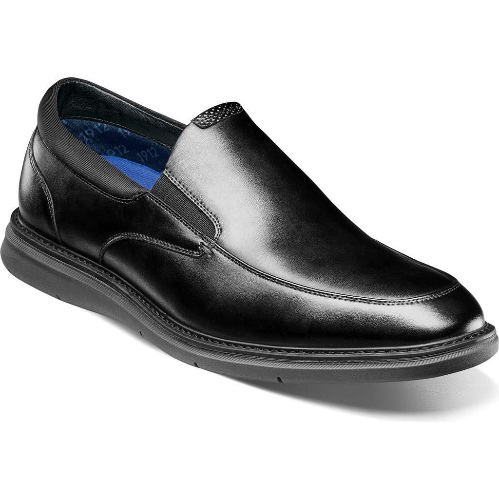 Nunn Bush Chase Moc Toe Slip-on In Black
