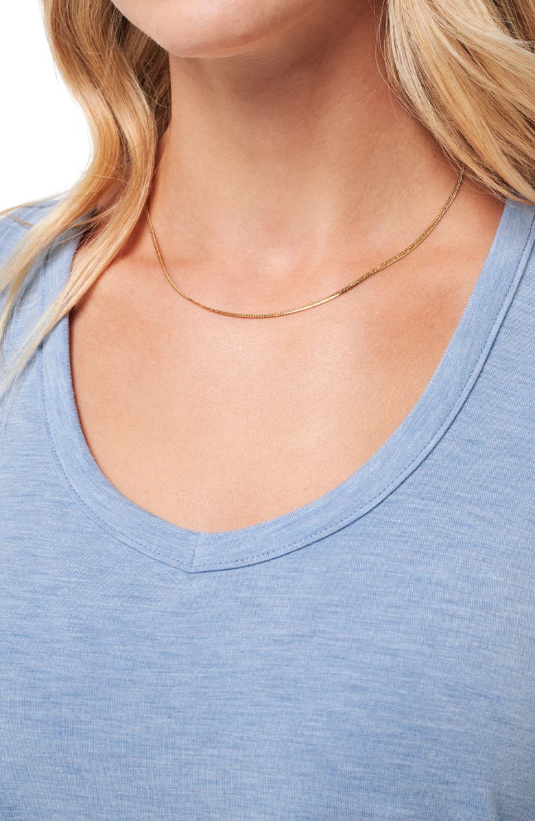 TravisMathew Sun Shimmer Tank, Alternate, color, Heather Granada Blue