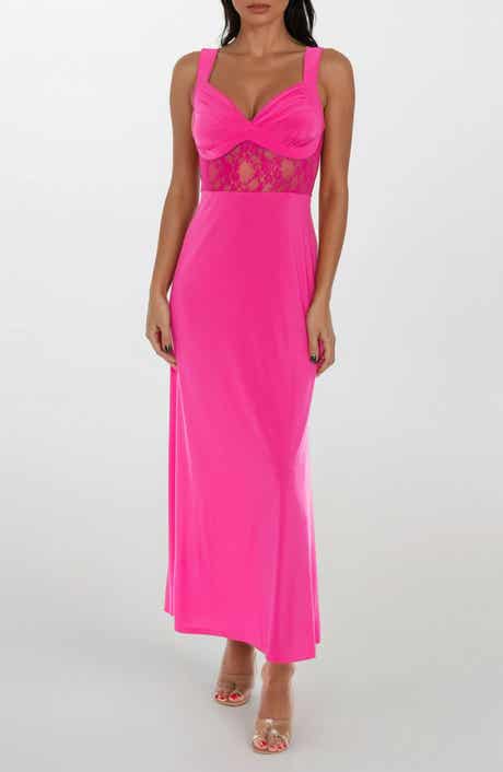 bebe Lace Inset Slipdress