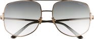 TOM FORD Lennox 62mm Oversize Aviator Sunglasses