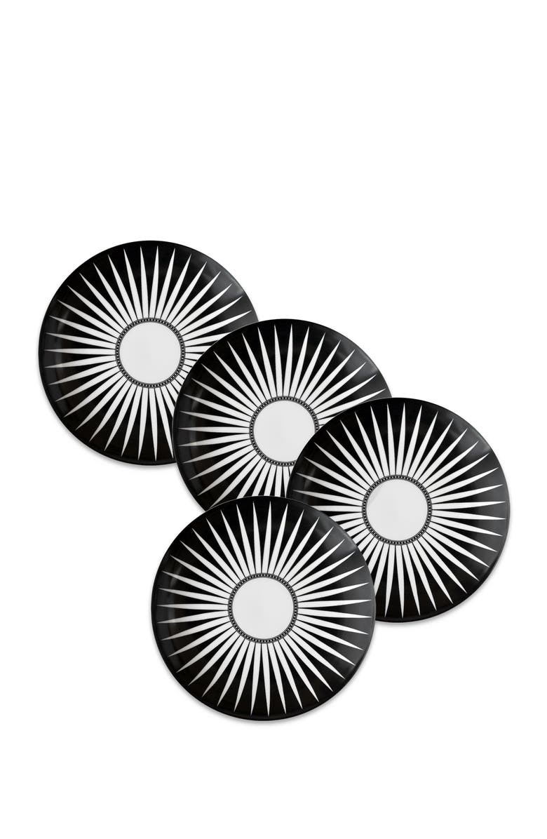 Caskata Marrakech Small Plates - Porcelain - Set 4, Alternate, color, Black